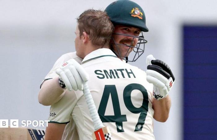 Australien gegen Indien: Steve Smith und Travis Head schlagen im Brisbane-Test Jahrhunderte