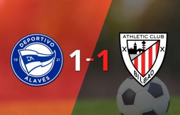 Alavés entschied sein Spiel am 17. Spieltag mit einem 1:1-Unentschieden gegen Athletic Bilbao | Spanische Liga