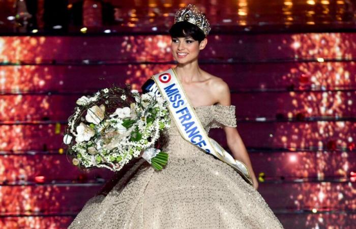 Miss France 2024, Ève Gilles, erfährt live, dass sie an DALS auf TF1 teilnehmen wird