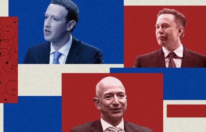 Von Bezos bis Zuckerberg, die sehr kalkulierte Loyalität großer Technologiebosse gegenüber Donald Trump