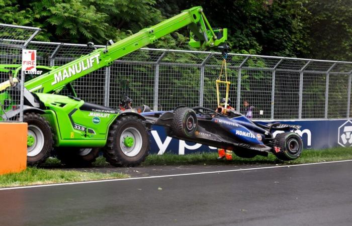 F1 – 17 Unfälle in 24 Grands Prix: Williams‘ dunkles Jahr in Bildern