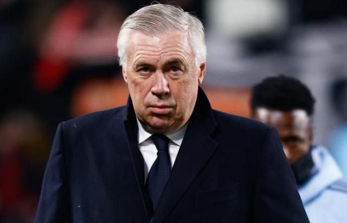 Carlo Ancelotti (Real Madrid) nach dem Unentschieden gegen Rayo Vallecano (Liga)