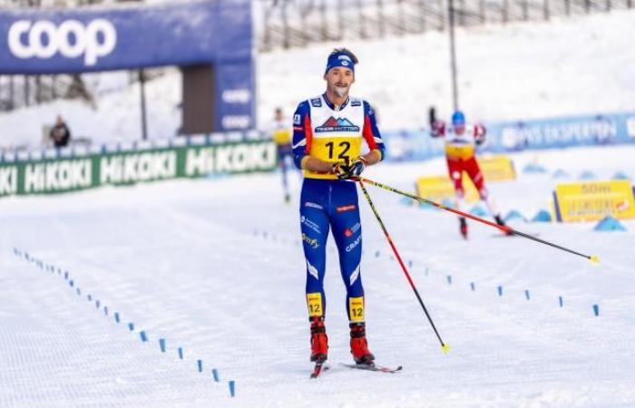 Hugo Lapalus beschert dem französischen Team dank seines dritten Platzes beim 20-km-Lauf von Davos einen neuen Podiumsplatz