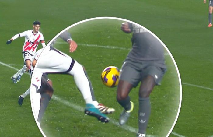 Wurde Vinicius im Spiel zwischen Real Madrid und Vallecano ein Elfmeter verweigert? | Sport