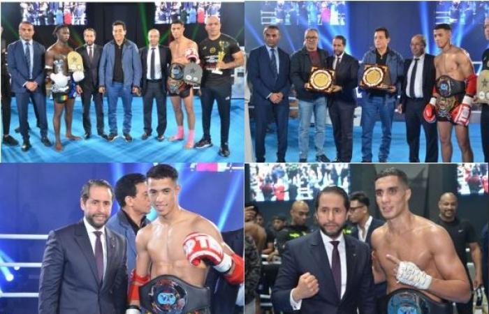 Die marokkanischen Meister Yassine Mahsoun und Hamza Rachid gewinnen Titel bei der WMC African Professional Muay Thai Championship in Casablanca