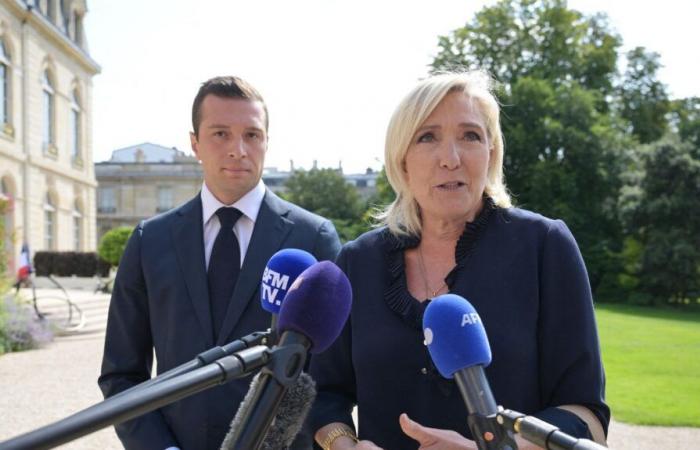 Marine Le Pen und Jordan Bardella werden am Montag in Matignon empfangen, andere Parteien sind ebenfalls eingeladen