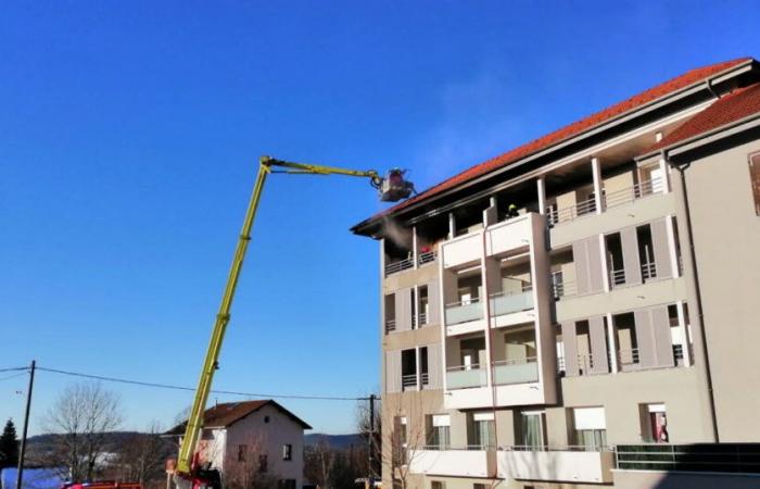 Ein Brand verwüstet eine Wohnung auf dem Hauteville-Plateau