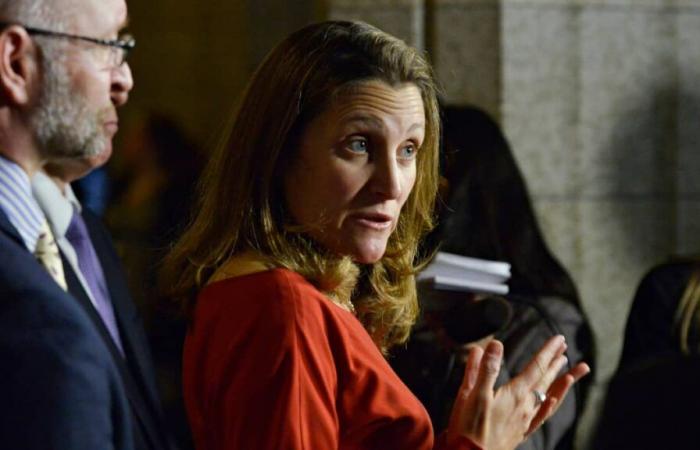 Rücktritt von Chrystia Freeland: Das für heute Nachmittag geplante Wirtschaftsupdate wird endlich stattfinden