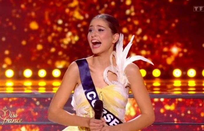 diesen peinlichen Moment erlebte Miss Corsica 2024 live