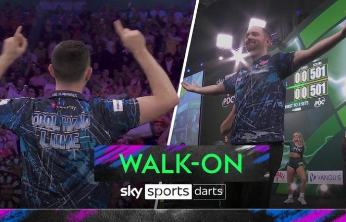 World Darts Championship: Luke Humphries gewinnt neun Legs in Folge und segelt zum Sieg, während er mit der Titelverteidigung beginnt | Darts-Nachrichten