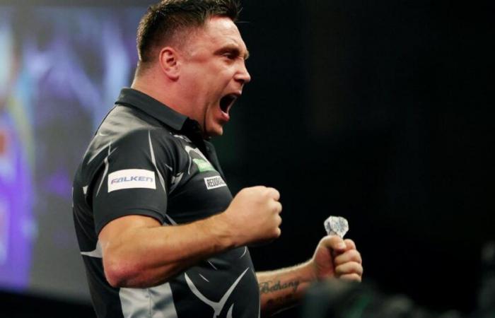 Gerwyn Price überholt Keane Barry und erreicht die dritte Runde im Alexandra Palace