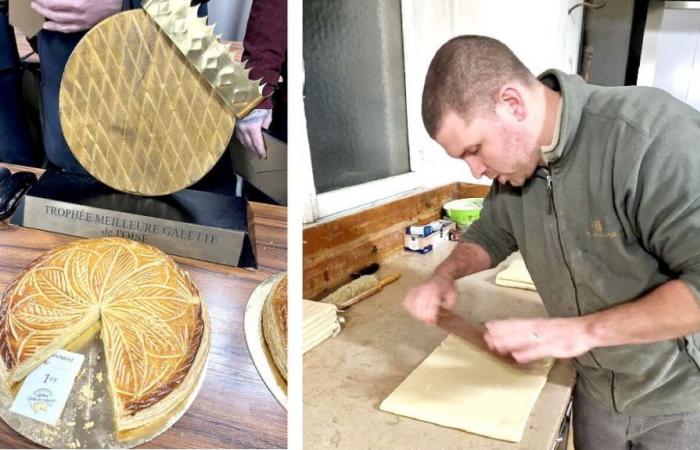 Désiré Kellens aus Fournil de Saint-Sauveur gewinnt den Preis für die beste Galette des Rois de l’Oise