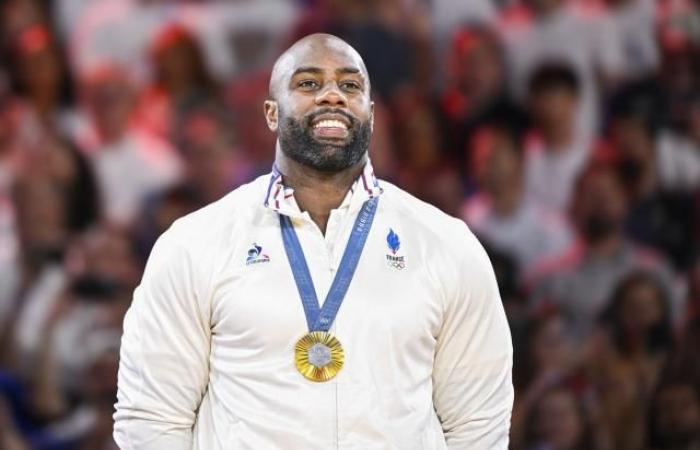 Teddy Riner mit den Blues beim Paris Grand Slam Anfang Februar