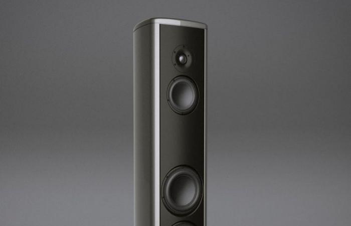 Monoblock-High-End-Hifi-Lautsprecher aus Aluminium im nahezu kompakten Format