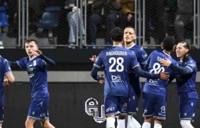 Dunkerque gewinnt gegen Caen und steht auf dem Podium