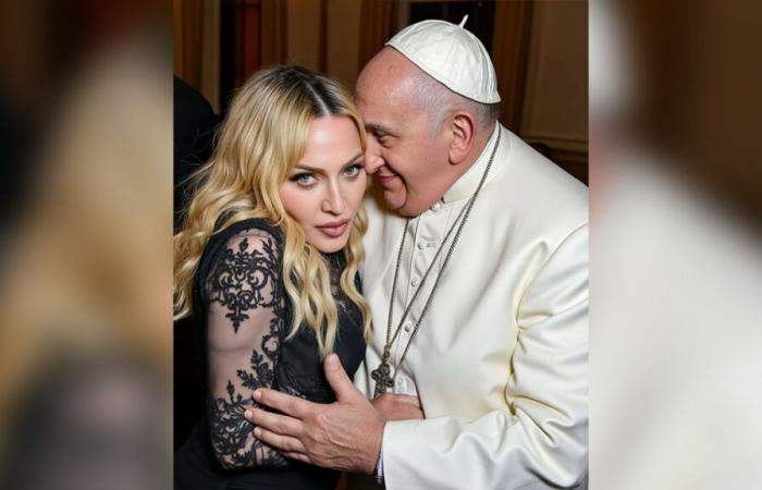 Neue Provokation: Bilder von Madonna und dem Papst erregen das Netz