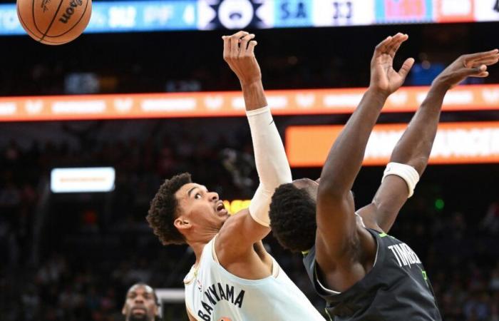 Edwards erzielt 26 Punkte, als Timberwolves die Spurs mit 106:92 besiegten