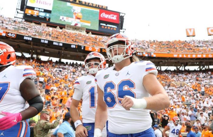 Jake Slaughter, Center der Florida Gators, kehrt für die Seniorensaison zurück