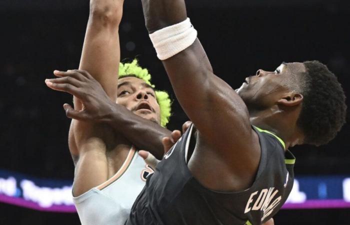 Edwards erzielt 26 Punkte, als die Timberwolves die Spurs mit 106-92 schlagen