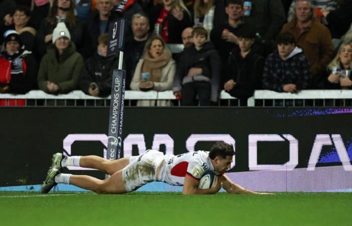 Toulouse-Exeter. Passant, Sprengstoffwerfer, doppelter Torschütze … es war die Barassi Show in Exeter!