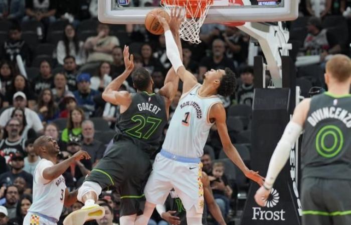 Minnesota und Gobert spielen weiter gegen die Wembanyama Spurs (Nuit des Bleus)