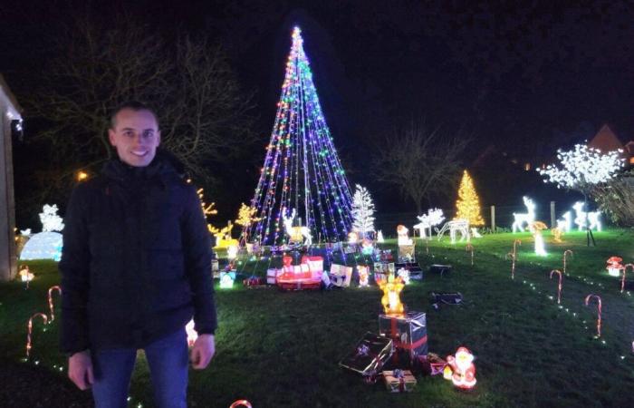 In Orne lockt sein beleuchtetes Haus jedes Jahr Tausende von Besuchern an