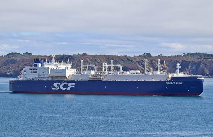 52 neue Schiffe, darunter der LNG-Tanker Christophe de Margerie, sind Ziel europäischer Sanktionen gegen Russland