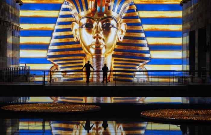 Das Ägypten der Pharaonen, neue Ausstellung im Bassins des Lumières in Bordeaux