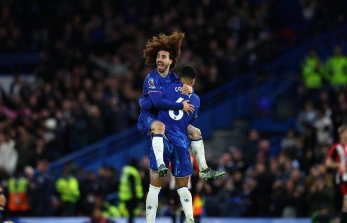 Marc Cucurella sah nach dem Schlusspfiff Rot – Premier League – J16 – Chelsea-Brentford (2-1)