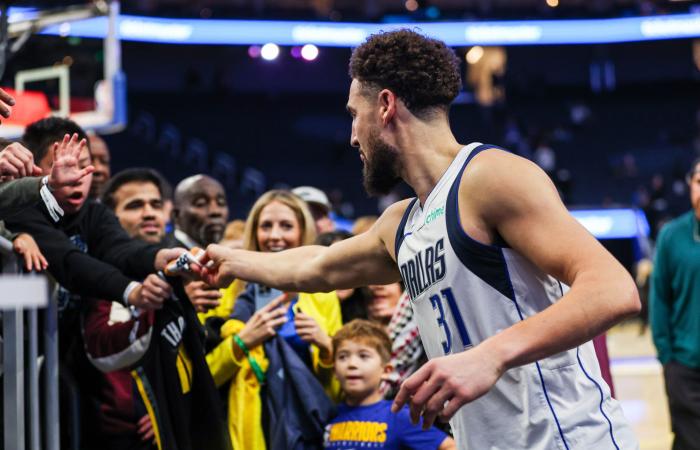 Klay Thompson war bei seinem Spaziergang in die Vergangenheit sensationell