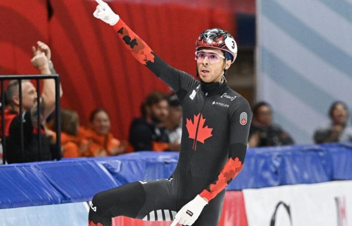 William Dandjinou gewinnt eine weitere Shorttrack-Goldmedaille