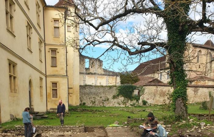 eine wertvolle und antike Entdeckung unter der Abtei von Sorde in den Landes