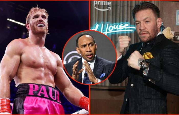 „Kein Boxer“… Stephen A. Smith macht eine atemberaubende Vorhersage zwischen Conor McGregor und Logan Paul