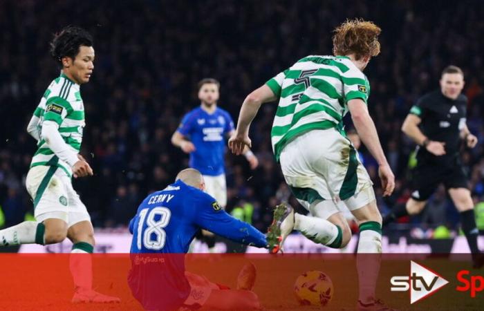 Celtic-Verteidiger Liam Scales dachte, das Foul an Vaclav Cerny in der Verlängerung sei „außerhalb des Strafraums“ gewesen.