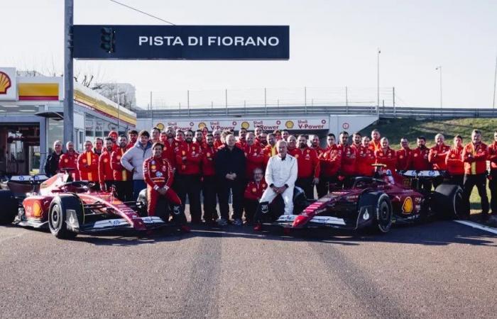 Carlos Sainz verabschiedet sich in Fiorano von seiner Familie