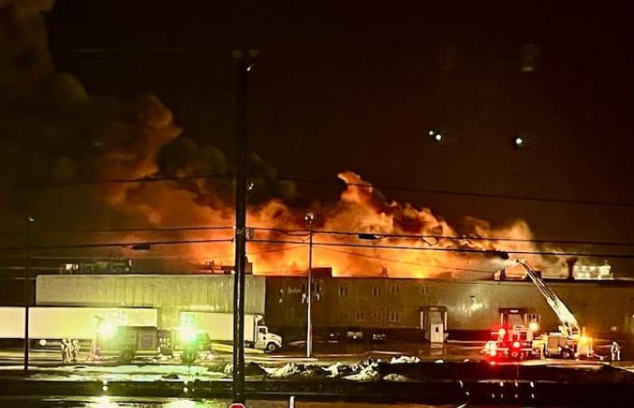 Der Ursprung des Feuers in der Garnelenfabrik Matane ist weiterhin unbekannt