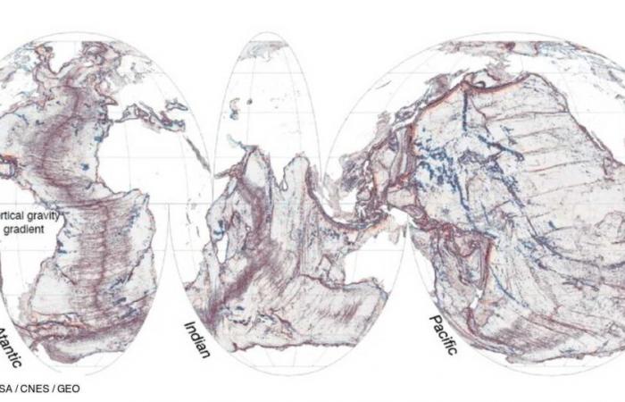 Das Auge von GEO: Eine globale Karte des Meeresbodens enthüllt mehrere tausend versteckte Vulkane