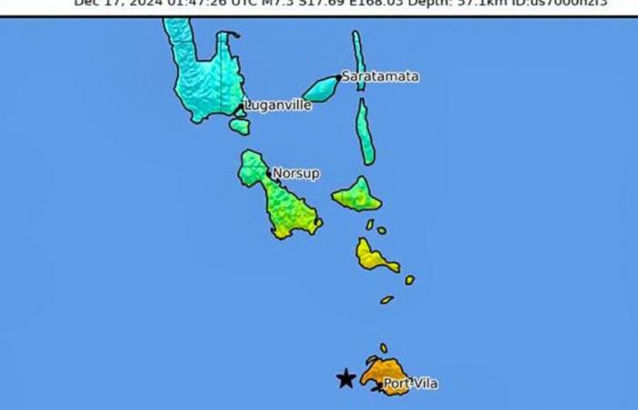 Erdbeben: Heftiges Erdbeben vor der Küste von Vanuatu, ein Zeuge meldet Opfer