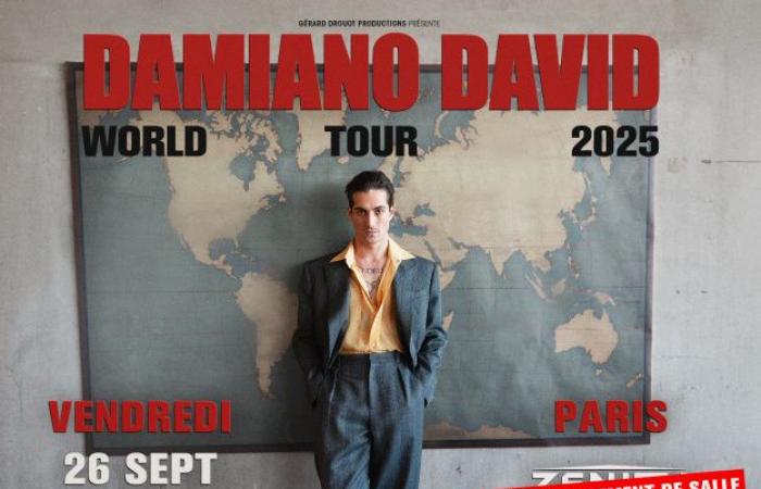 Konzert von Damiano David in Paris im September 2025, Ortswechsel