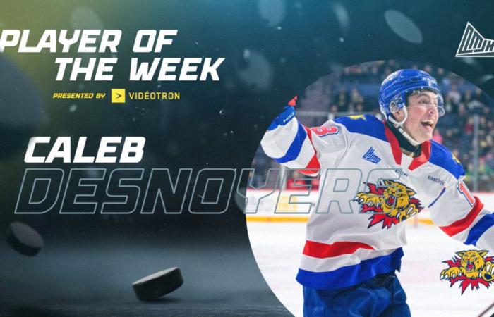 Videotron-Spieler der Woche | Caleb Desnoyers