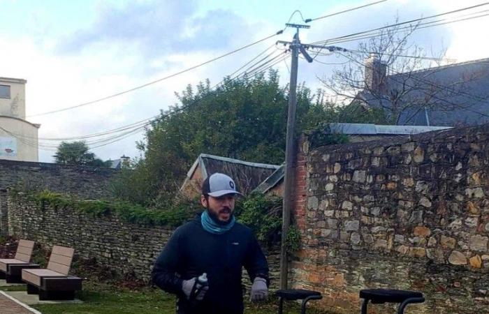 Paul Prieur ist 100 km auf der Homet-Route in Cherbourg gelaufen!