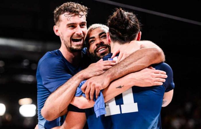 Poitevin-Volleyballspieler Earvin Ngapeth in Gold für die Ewigkeit