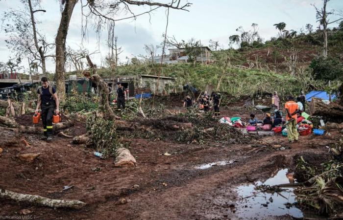 nach dem Schock des Zyklons Chido die Not der Bewohner von Mayotte