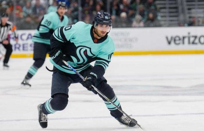 Matty Beniers von Seattle Kraken wird in seinem 200. NHL-Spiel spielen – The Hockey Writers – Seattle Kraken