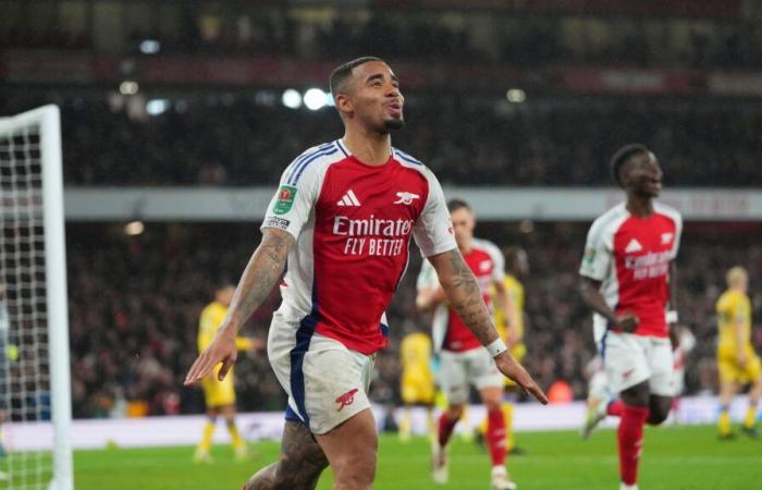 Arsenal – Crystal Palace 3:2: Der Hattrick von Gabriel Jesus in der zweiten Halbzeit inspiriert die Gunners zum Comeback-Sieg im Carabao Cup | Fußballnachrichten