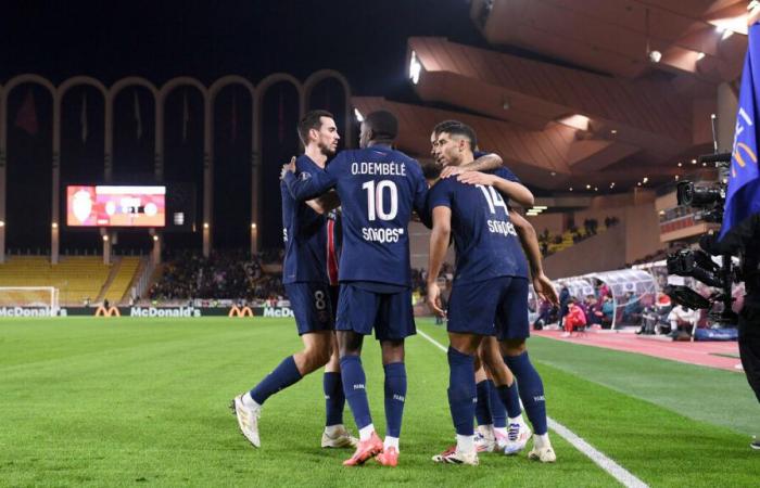 DIREKT. Monaco-PSG (2:2): Zu Beginn des zweiten Drittels gedrängt, Paris durch Dembélé wiederbelebt