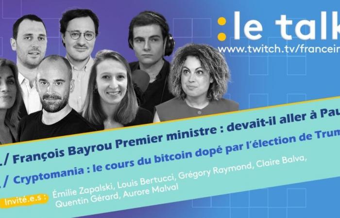 IN WIEDERHOLUNG. The Talk – Die ersten Tage von François Bayrou als Premierminister und der Aufstieg von Bitcoin nach der Wahl von Donald Trump: Erleben Sie die Talk-Debatten noch einmal!