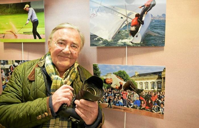 Im Fotostudio André de Morlaix zeigt Michel Quérou die Kunst, den Moment festzuhalten