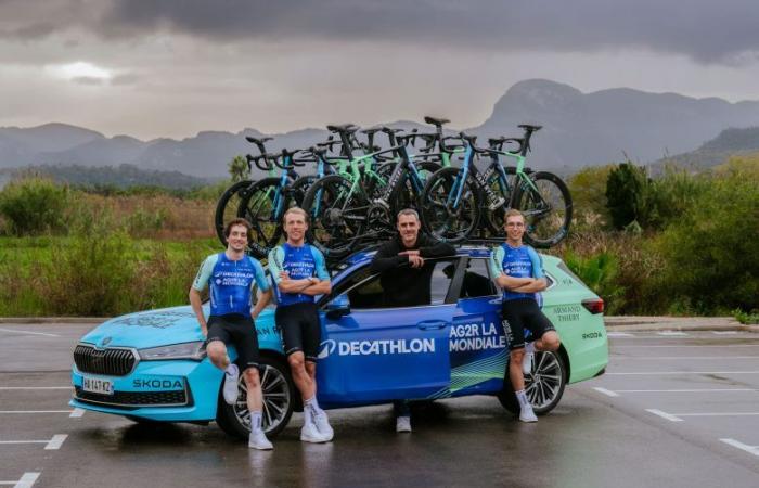 Radfahren. Straße – Skoda, neuer Partner von Decathlon AG2R La Mondiale