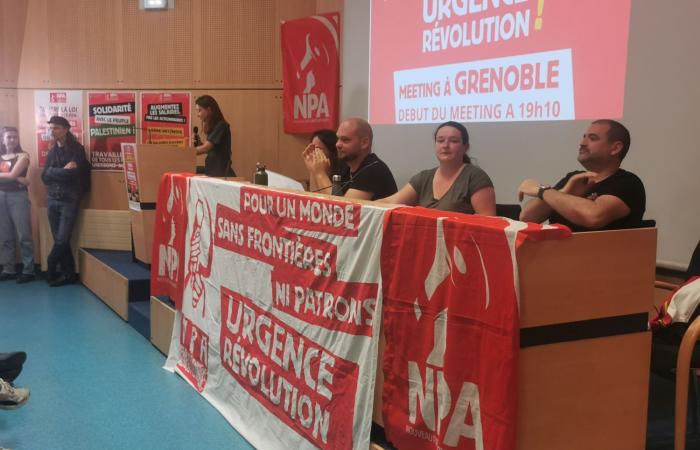 Baptiste Anglade, Kandidat der NPA Révolutionnaires in Isère